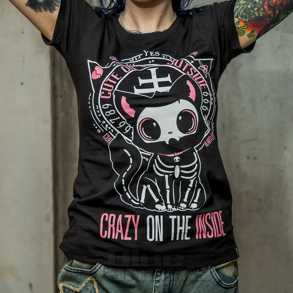 Heartless Cute On The Outside T-Shirt (Black)