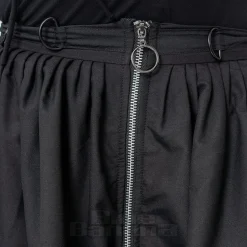 Heartless Graveyard Check Skirt (Black)