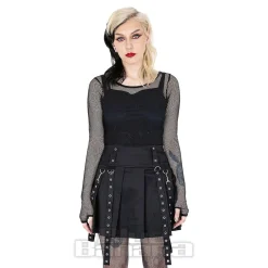 Heartless Louella Mini Skirt (Black)