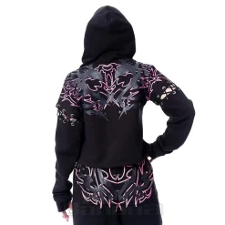 Heartless Thornchant Hoodie (Black/Pink)