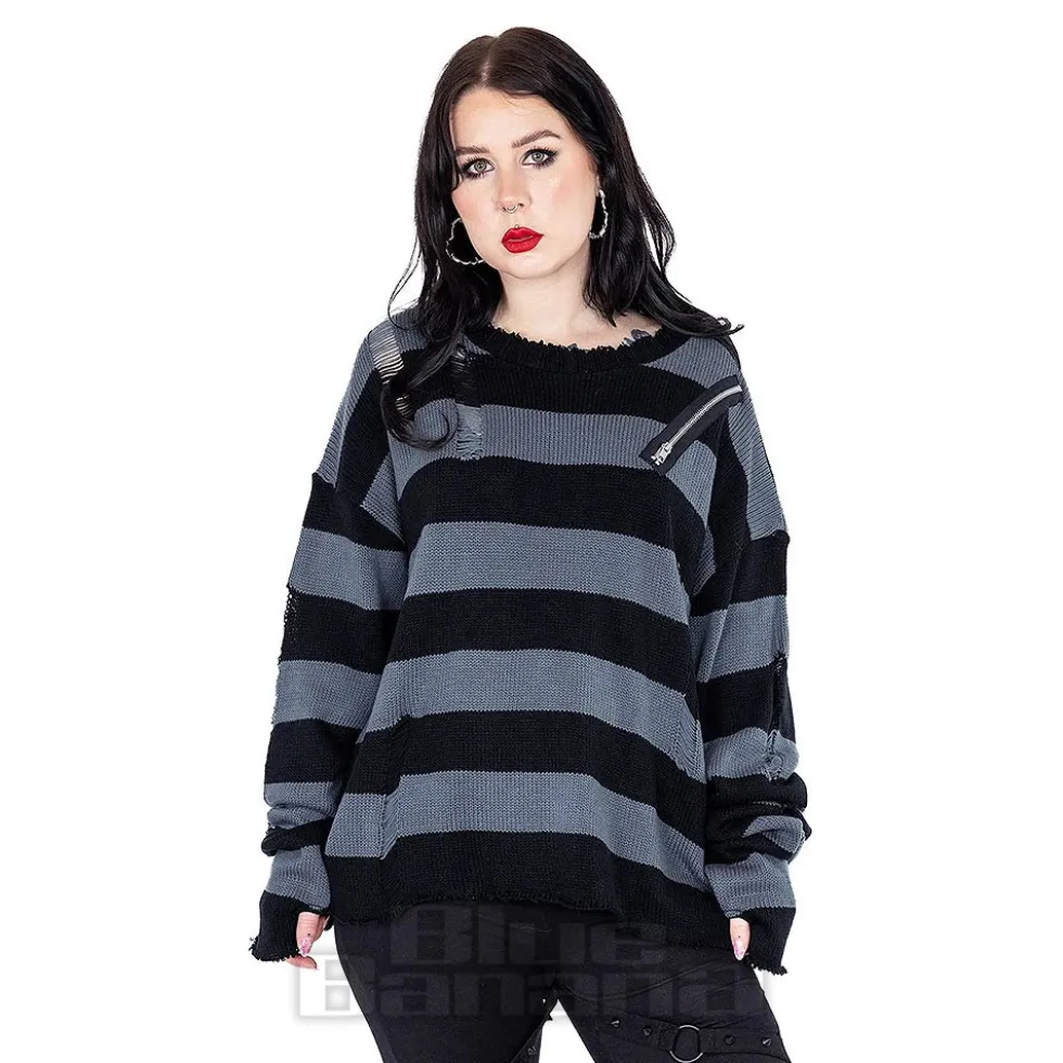 Heartless Your Worst Nightmare Jumper (Black/Grey)