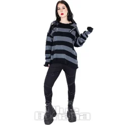 Heartless Your Worst Nightmare Jumper (Black/Grey)