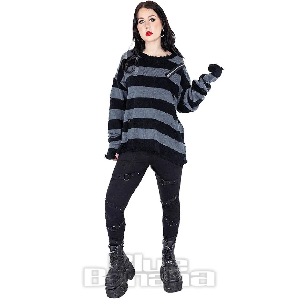 Heartless Your Worst Nightmare Jumper (Black/Grey)