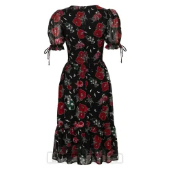 Hell Bunny Blooming Elle Dress (Black)
