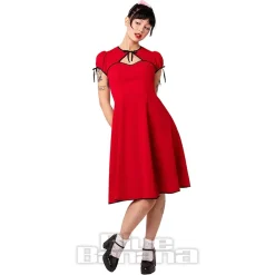 Hell Bunny Casey Dress (Red)