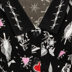 Hell Bunny Leah Mini Dress (Black)