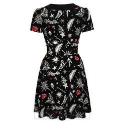 Hell Bunny Leah Mini Dress (Black)