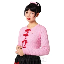 Hell Bunny Lucie Cardigan (Pink)