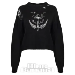 Hell Bunny Russula Jumper (Black)