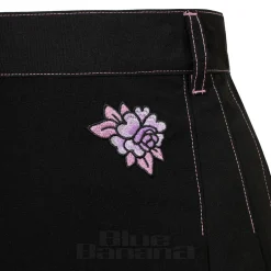 Hell Bunny X Care Bear Cheer Bear Pleated Mini Skirt (Black)