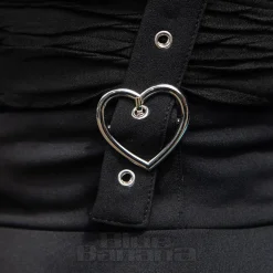 Hell Bunny X Care Bear Love-A-Lot Skirt (Black)