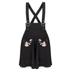 Hell Bunny X Care Bear Love-A-Lot Skirt (Black)