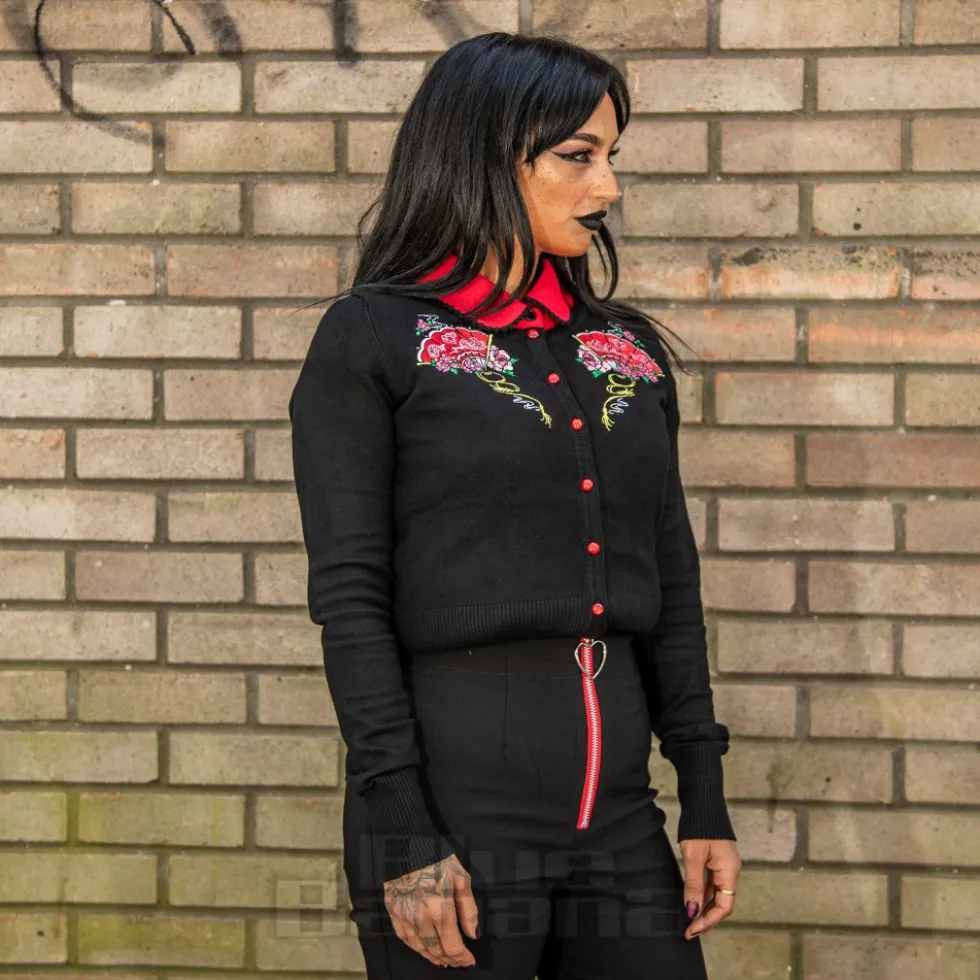 Hell Bunny Yuna Cardigan (Black)
