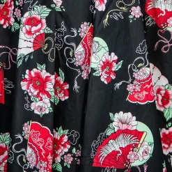 Hell Bunny Yuna Midi Dress (Black)