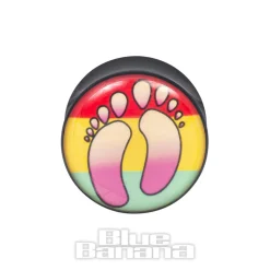 Ikon Acrylic Feet Plug 6-20mm (Multicoloured)