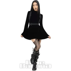Killstar Dark Dawn Mini Dress (Black)