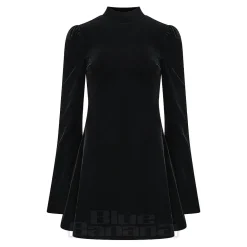 Killstar Dark Dawn Mini Dress (Black)