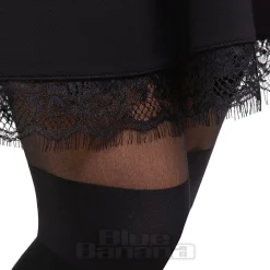 Killstar Draculana Skater Mini Dress (Black)