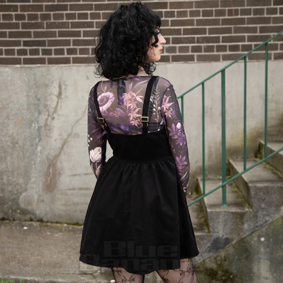 Killstar Juniper's Ballad Underbust Mini Dress (Black)