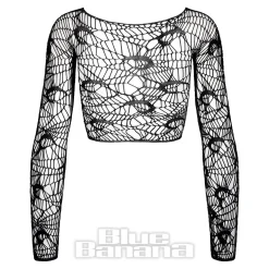 Killstar Lamenthia Mesh Top (Black)