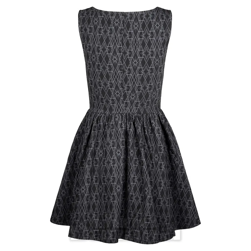 Killstar Mortalis Mini Dress (Charcoal)