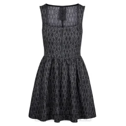 Killstar Mortalis Mini Dress (Charcoal)