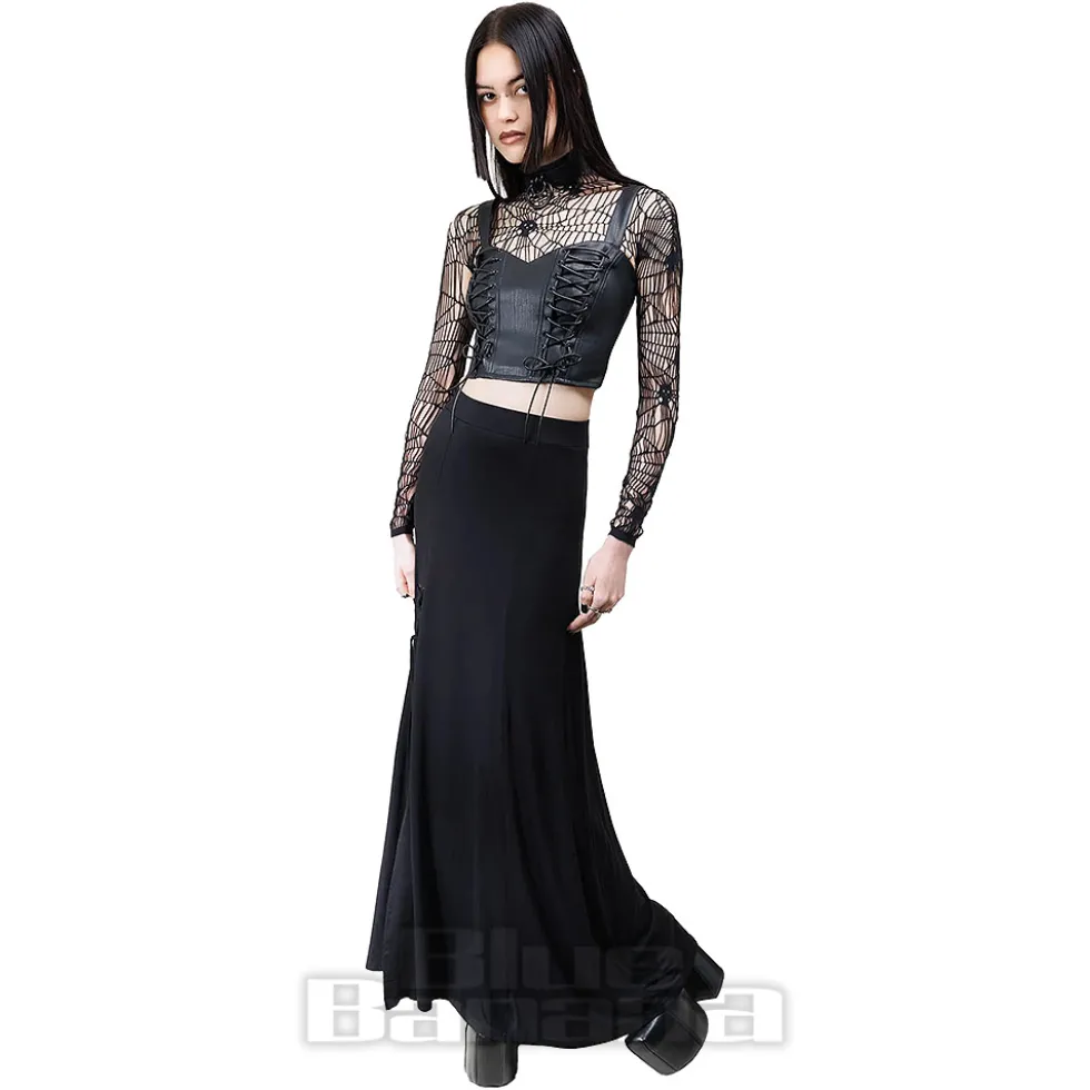 Killstar Nyxian Corset Top (Black)