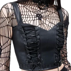 Killstar Nyxian Corset Top (Black)