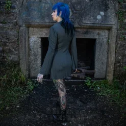 Killstar Of The Blade Mini Dress (Grey)