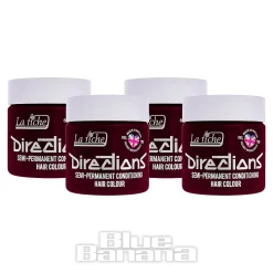 La Riche Directions Colour Hair Dye 4 Pack 100ml (Rubine)