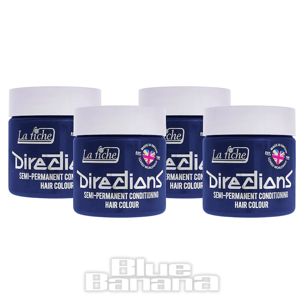 La Riche Directions Colour Hair Dye 4 Pack 100ml (Silver)