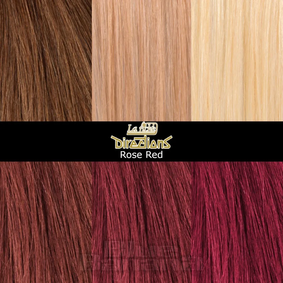 La Riche Directions Colour Hair Dye 4 Pack 100ml (Rose Red)