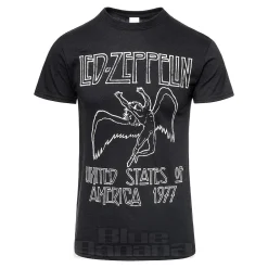 Led Zeppelin US 77 T-Shirt (Black)