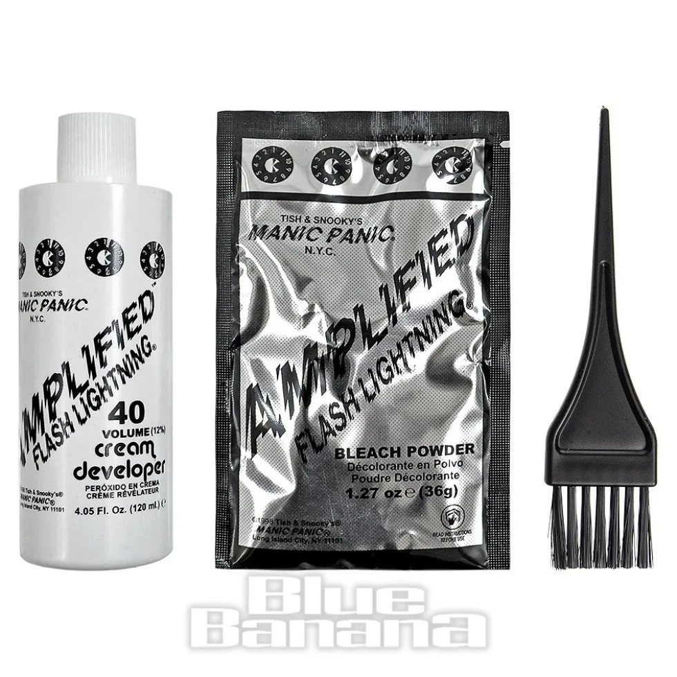 Manic Panic Amplified Hair Bleach Flash Lightning Kit (40 Volume)
