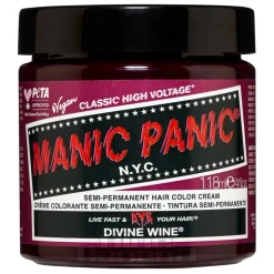 Manic Panic High Voltage Classic Cream Formula Colour Hair Dye 118ML (Divine Wine)