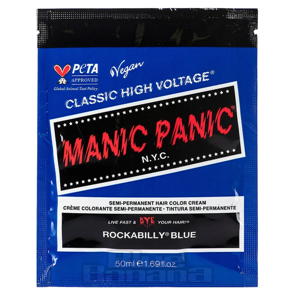 Manic Panic High Voltage Classic Cream Formula Colour Pouch (Rockabilly Blue)