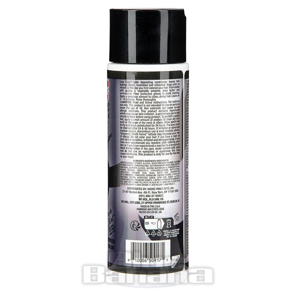 Manic Panic Love Color Depositing Conditioner (Black Kat)