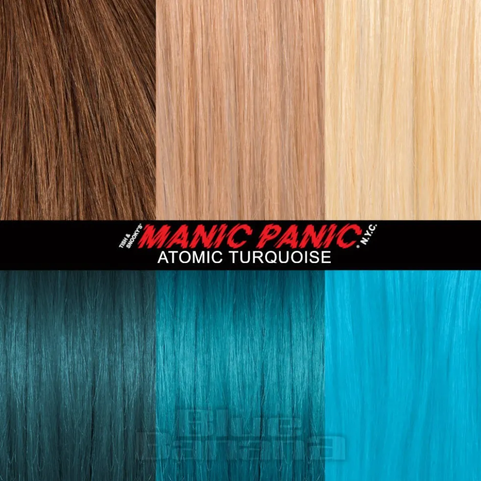Manic Panic 8oz High Voltage Classic Cream Formula Colour Hair Dye (Atomic Turquoise)