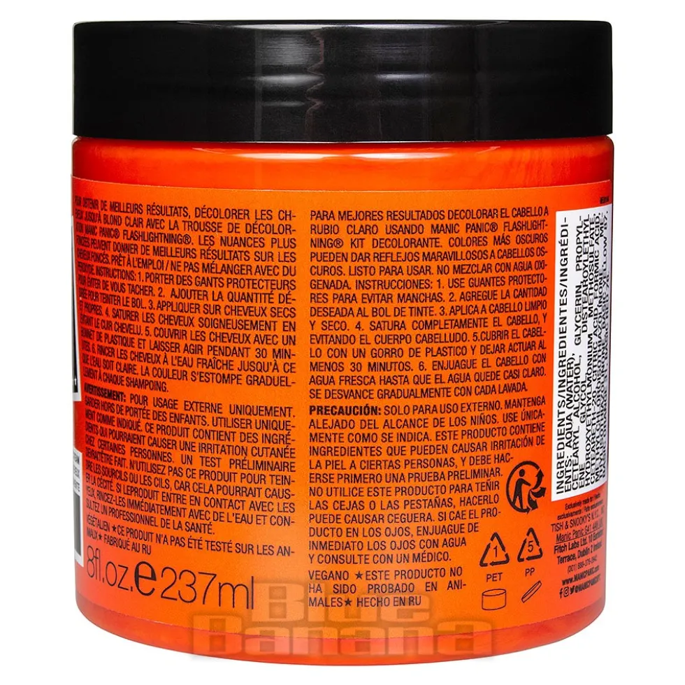 Manic Panic 8oz High Voltage Classic Cream Formula Colour Hair Dye (Psychedelic Sunset)