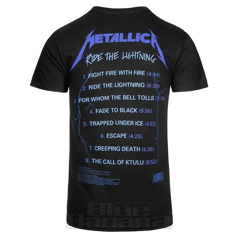 Metallica Ride the Lightning T-Shirt (Black)