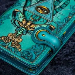 Nemesis Now Embossed Palmistry Purse (Blue)