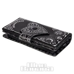 Nemesis Now Spirit Board Embossed Planchette Purse (Black/White)