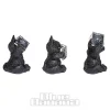 Nemesis Now Three Wise Spell Cats Cat Figurines (Black)