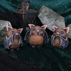 Nemesis Now 3 Wise Bats Figurine (8.5cm)