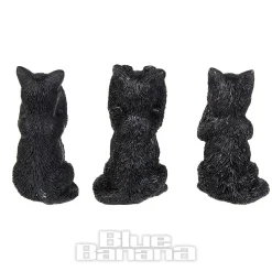 Nemesis Now 3 Wise Felines Figurines (8.5cm)
