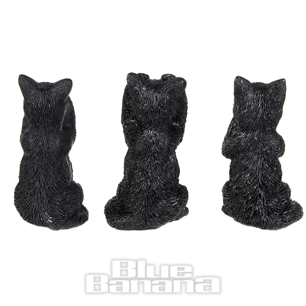 Nemesis Now 3 Wise Felines Figurines (8.5cm)