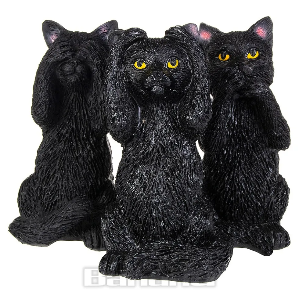 Nemesis Now 3 Wise Felines Figurines (8.5cm)
