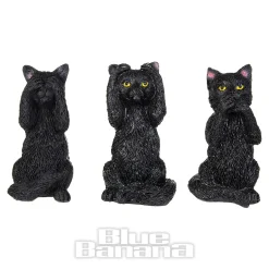 Nemesis Now 3 Wise Felines Figurines (8.5cm)