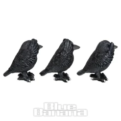 Nemesis Now 3 Wise Ravens Figurines (8.7 CM)