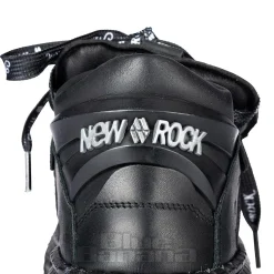 New Rock M-106 C4 Laces Shoe (Black)